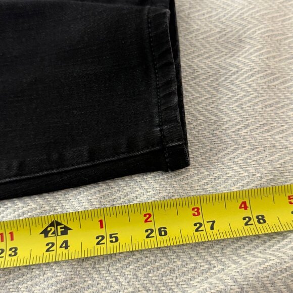 American Eagle Jeans Womens 18 Black Stretch Jegging Grunge Casual - Picture 12 of 16